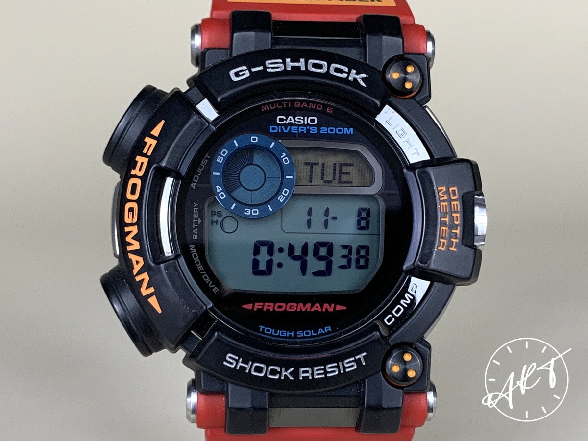 G Shock Frogman Red Quartz Antarctic Survey ROV Collaboration Diver Wa ART Watches