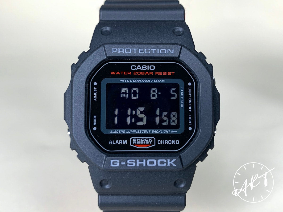 NEW G Shock DW5600HR Black Quartz Watch in FULL SET Kikuo Ibe Autographed