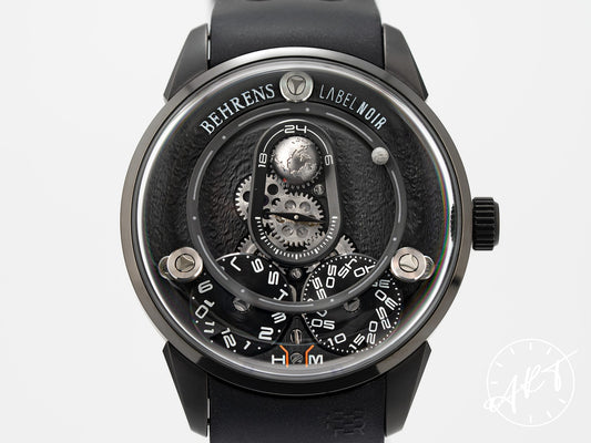 Behrens x Label Noir Black Dial Titanium Dark Moon 50 Pcs Ltd Watch LN_BH01 BP