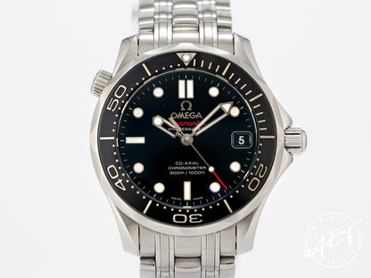 Omega Seamaster Diver 300M 36.25 Black Dial Stainless Steel Auto Watch w/ B&P