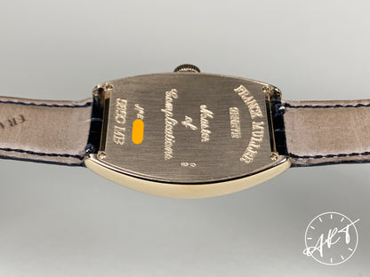 Franck Muller Cintree Curvex Multi Time Zone Silver Dial 18K RG Watch 5850 MB BP