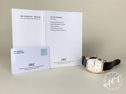 IWC Da Vinci Big Date Silver Dial 18K RG Auto Watch IW452311 w/ Paper & Manual