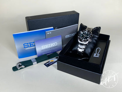 NEW Seiko Prospex Green Dial SS Auto 140th Anniversary Ltd Diver Watch SPB207 BP