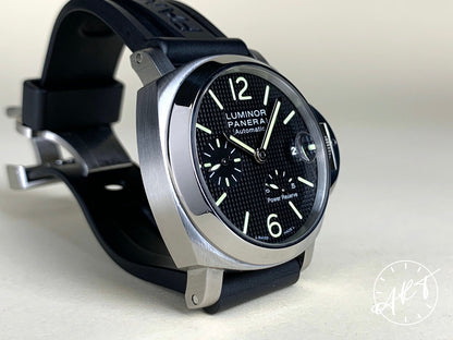 Panerai PAM 241 Luminor Power Reserve Black Dial SS Auto Diver Watch PAM00241 BP