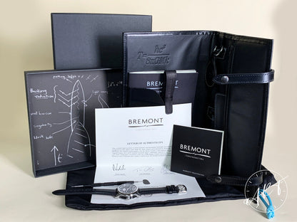 NEW Bremont Hawking Black Dial Stainless Steel Auto Ltd Ed Watch in FULL SET