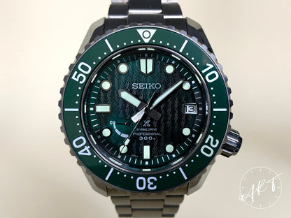 Seiko Prospex LX Green Dial Titanium Spring Drive Ltd Diver Watch SNR045 w/ B&P