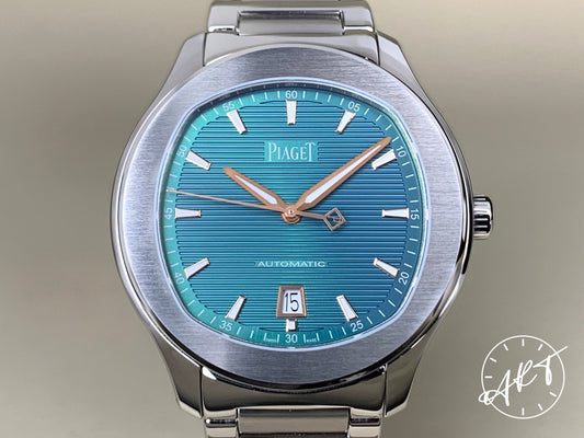 Piaget Polo S Peacock Green Dial SS Auto Ltd Ed Watch G0A45005 w/ B&P