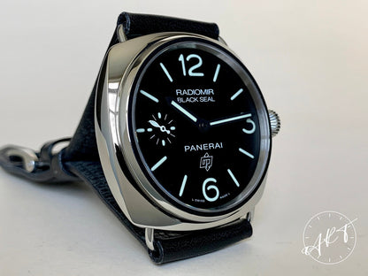 2013 Panerai PAM 380 Radiomir Black Seal Logo Black Dial SS Watch PAM00380 BP