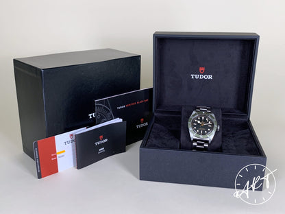 Tudor Black Bay Green Green Bezel Black Dial SS Harrods Ltd Diver Watch 79230G BP