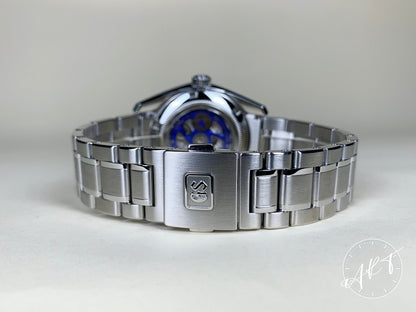 NEW Grand Seiko Heritage Hi-Beat Blue Dial SS 20th Anniv Ltd Watch SBGH267 BP