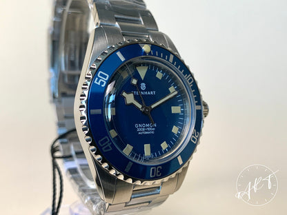 NEW Steinhart Ocean 39 Marine Blue Blue Dial SS Auto Ltd Ed Diver Watch w/ B&P