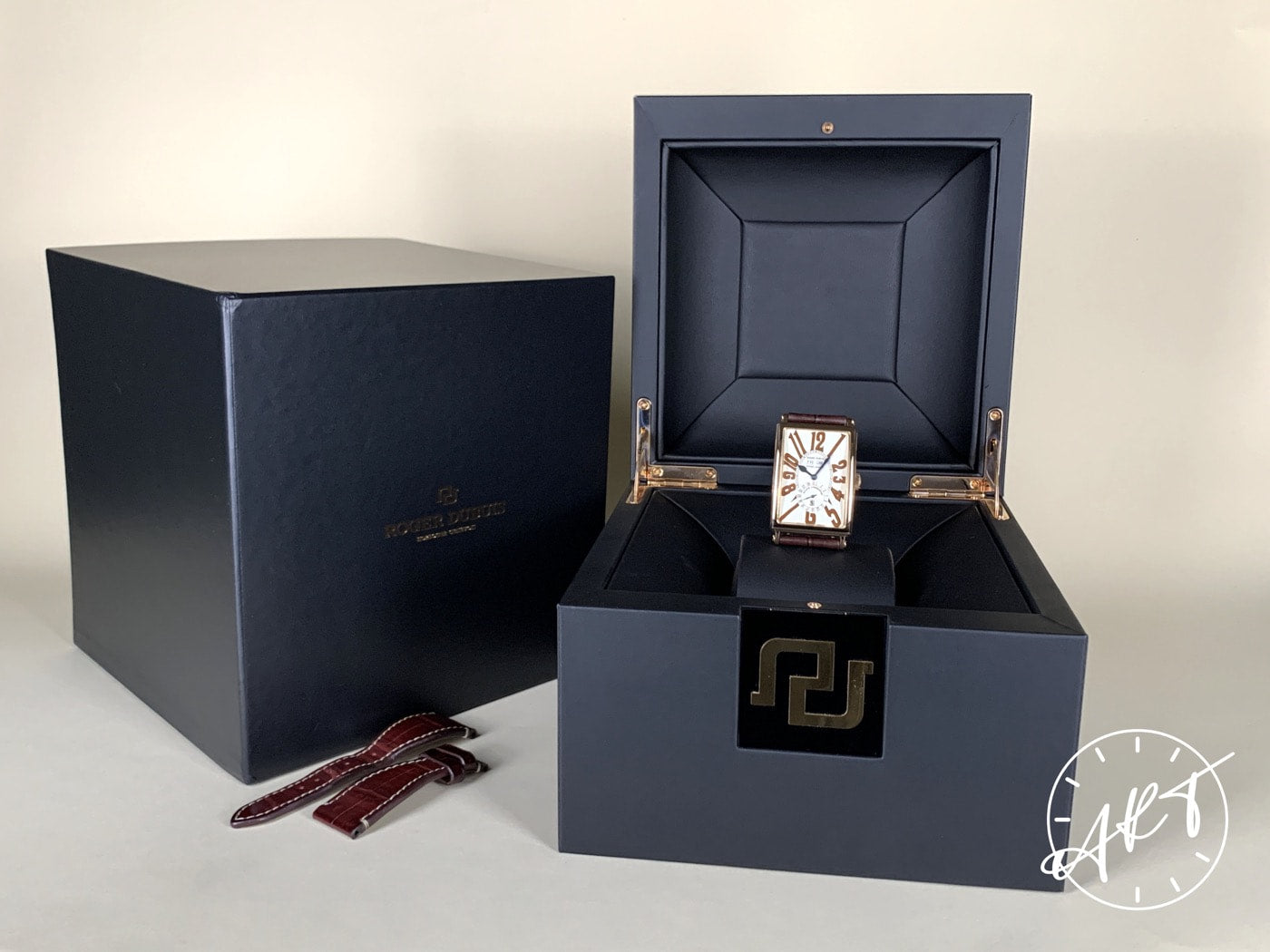 Roger Dubuis Much More Annual Calendar 18K RG 28 Pcs Ltd Watch M34 5749 w/Box