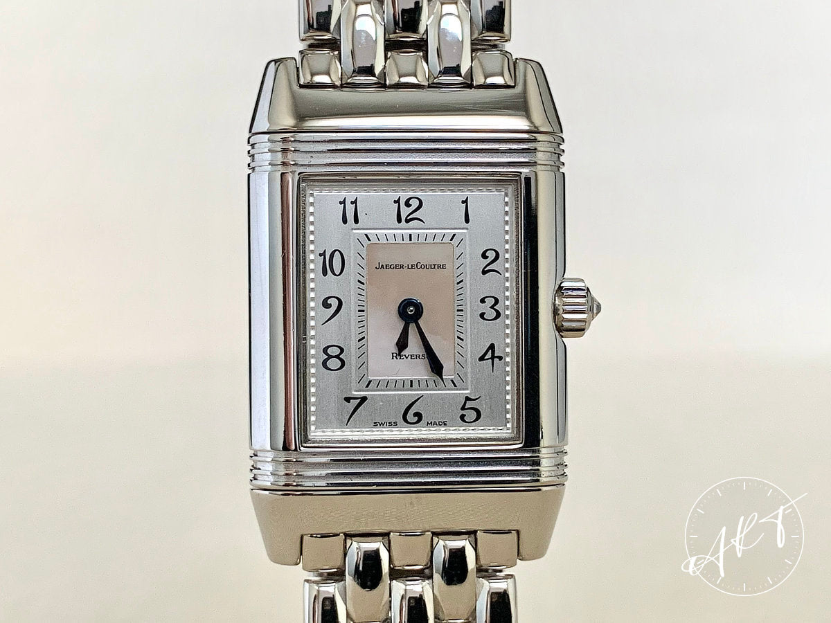 Jaeger-LeCoultre Reverso Duetto MOP Dial 18K WG & Diamond Ladies Watch Q2663103 BP