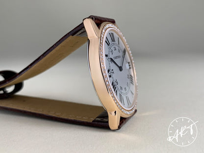Cartier Ronde Solo de Cartier Diamond Bezel White Dial 18K RG Quartz Watch W6701008
