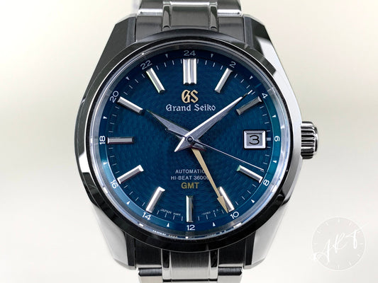 Grand Seiko Heritage Hi-Beat GMT Green Dial “Peacock” SS Ltd Watch SBGJ227 BP