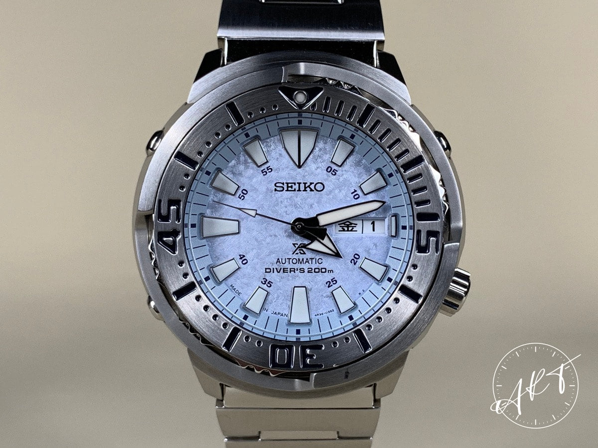 NEW Seiko Prospex Baby Tuna Kira Zuri Ice Blue Dial Japan Ltd Watch SBDY053 BP