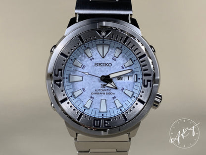 NEW Seiko Prospex Baby Tuna Kira Zuri Ice Blue Dial Japan Ltd Watch SBDY053 BP