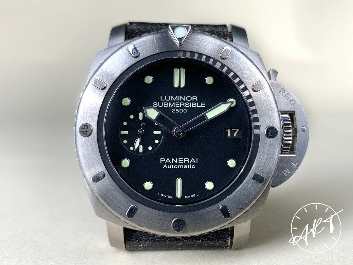 Panerai PAM 364 Luminor Submersible 1950 3 Days Titanium Diver Watch PAM00364 BP