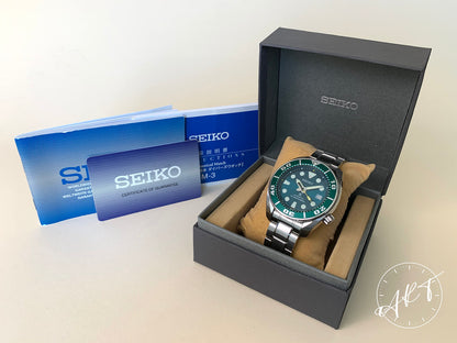 Seiko Prospex Green Dial SS Auto Green "Hulk" Japan Ltd Diver Watch SZSC004 BP