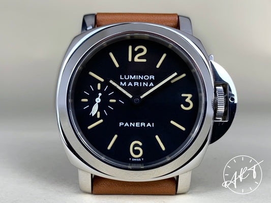 1998 Panerai PAM 001 Luminor Marina Black Dial SS Manual Diver Watch PAM00001 BP