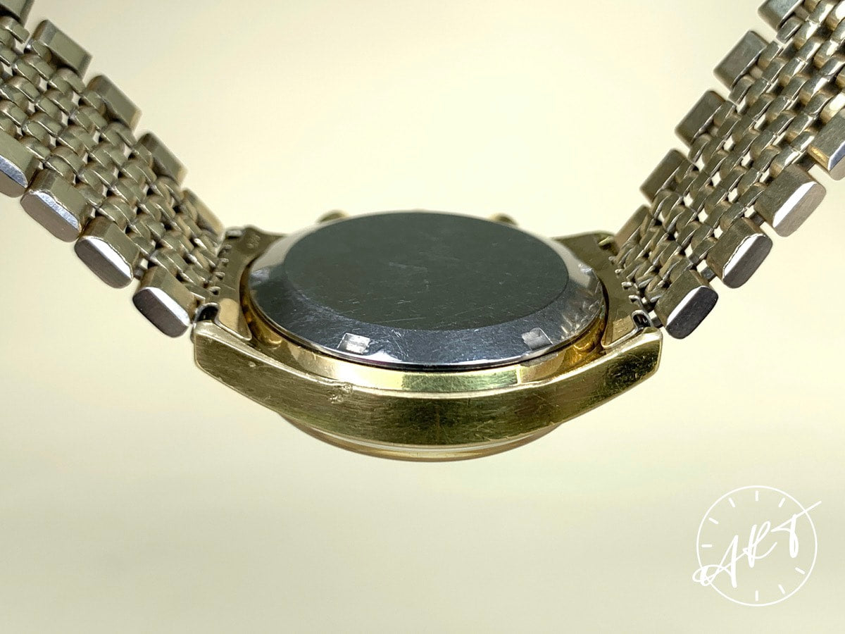 1960s Omega De Ville Chrono Cal 861 Gold Plated Watch 145.018 w/ Orig Bracelet