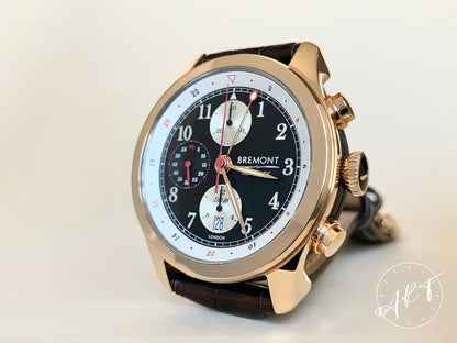 2017 Bremont DH-88 Black Dial 18K Rose Gold Auto Ltd Ed Pilot Watch in FULL SET