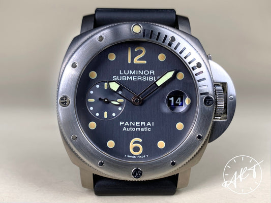 Panerai PAM 106 Luminor Submersible Anthracite Dial Titanium Watch PAM00106 BP