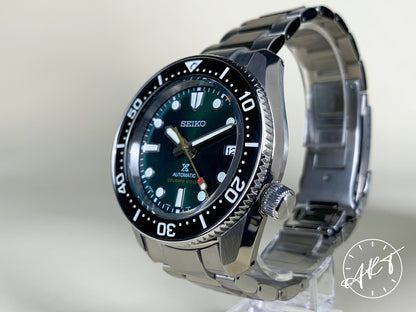 NEW Seiko Prospex Green Dial SS Auto 140th Anniversary Ltd Diver Watch SPB207 BP