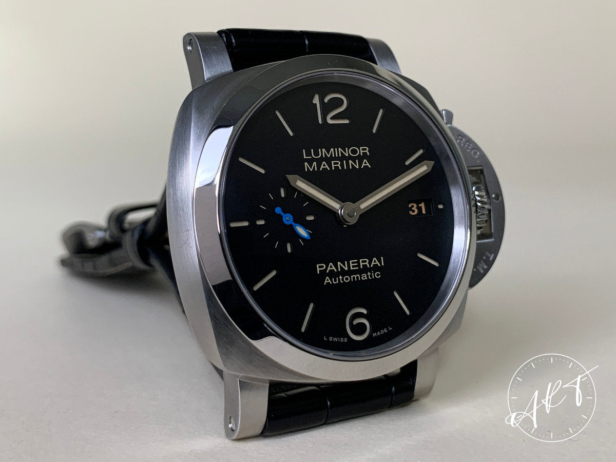 2019 Panerai PAM 1392 Luminor 1950 3 Days Black Dial SS Diver Watch PAM01392 BP