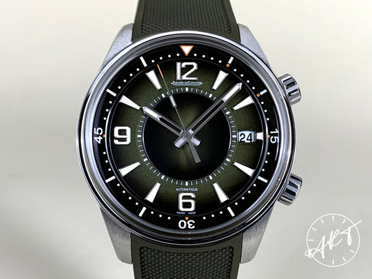 NEW Jaeger-LeCoultre Polaris Date Green Dial Boutique Edition Watch Q906863J BP