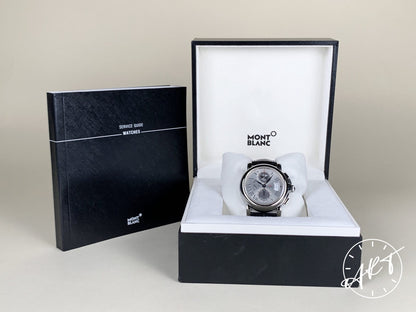 Montblanc Star Chrono GMT Silver Dial SS 1906 Anniversary Ltd Watch 36909 BP