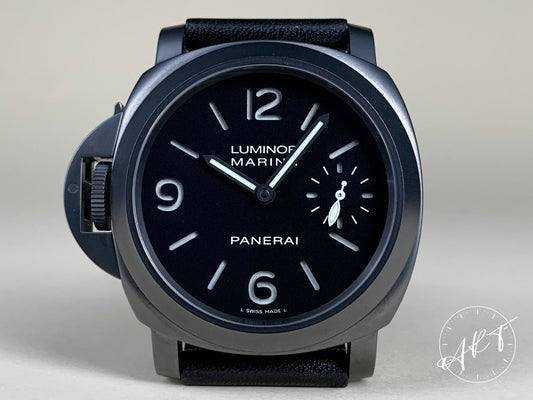 Panerai PAM 26 Luminor Marina K Serial Destro Black Dial PVD Watch PAM00026 BP