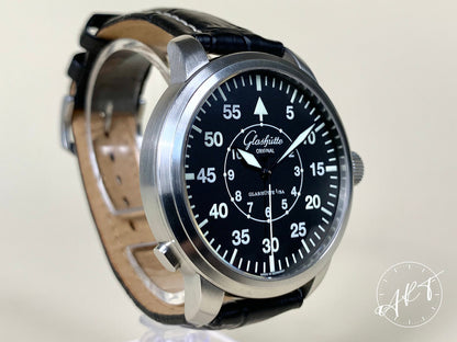 Glashütte Original Senator Navigator Flyback Seconds Black Dial Watch BP