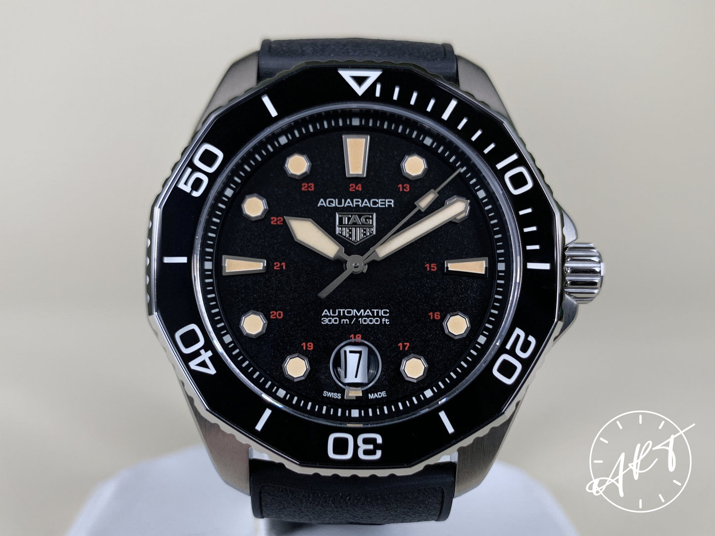 Tag Heuer Aquaracer Professional 300 Black Dial 844 Pcs Ltd Watch WBP208C BP