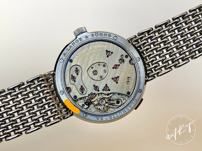 A. Lange & Söhne Lange 1 MOP Mother of Pearl Dial 18K WG Manual Watch 160.029 BP