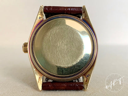 1978 Rolex Oyster Perpetual Date Brown Sigma Dial 14K Gold Automatic Watch 1503 *SERVICED*