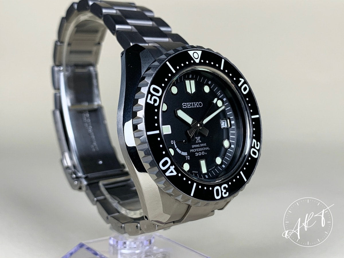 Seiko Prospex LX Marinemaster Black Dial Titanium Spring Drive Watch SNR029J1 BP