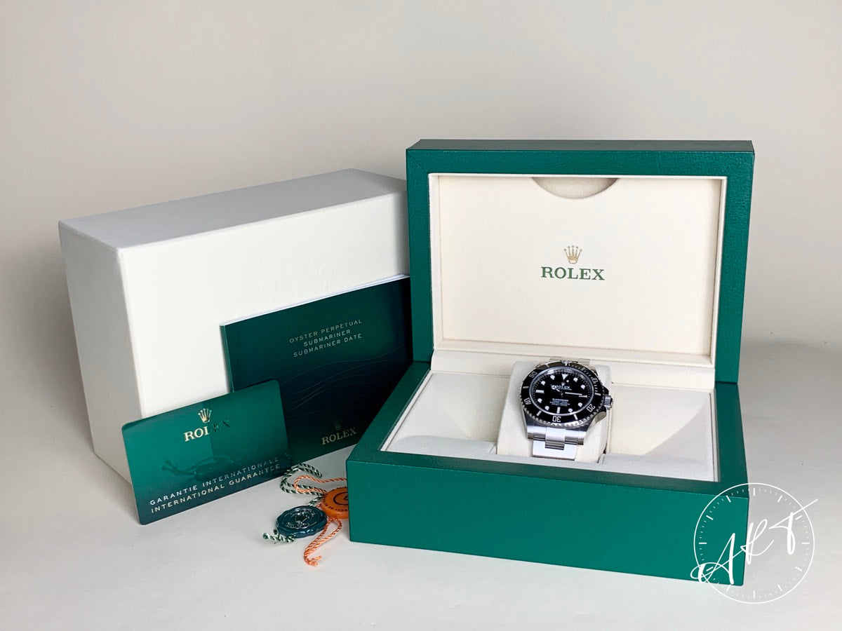 Rolex Submariner No Date 41mm Black Dial SS Auto Diver Watch 124060 w/ B&P