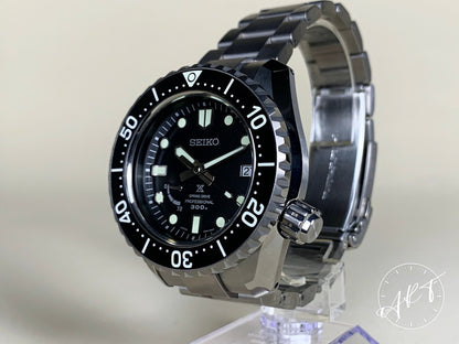 Seiko Prospex LX Marinemaster Black Dial Titanium Spring Drive Watch SNR029J1 BP