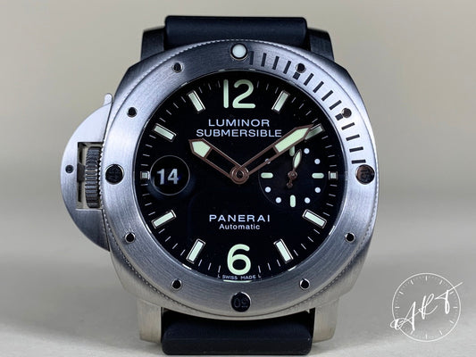 Panerai PAM 239 Luminor Submersible Destro Black Dial Ltd Watch PAM00239 BP