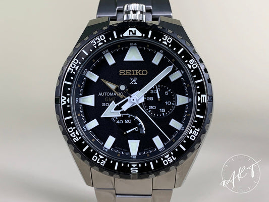 Seiko Prospex Landmaster Black Dial Titanium 25th Anniv Diver Watch SBEJ003 BP