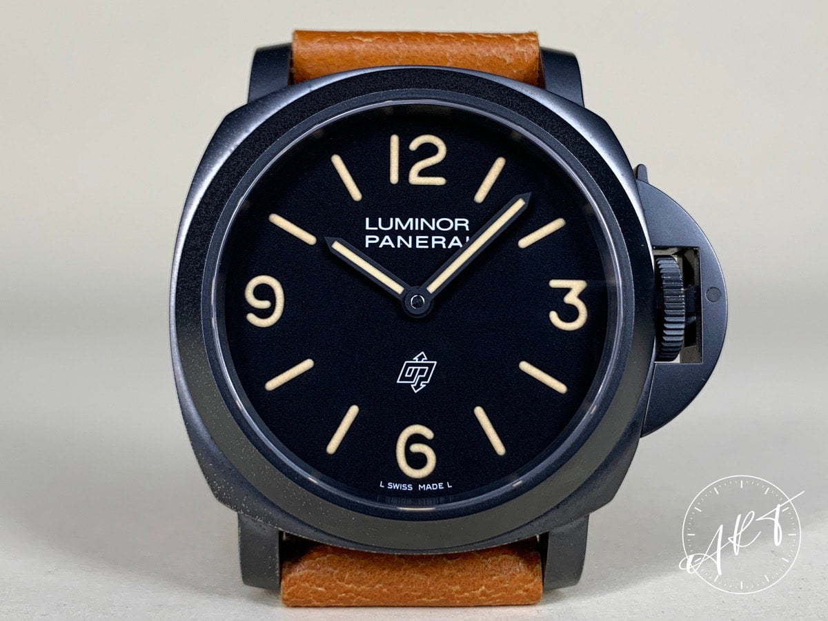 NEW Panerai PAM 360 Luminor Base Logo “Paneristi” Black PVD Ltd Watch PAM00360 BP