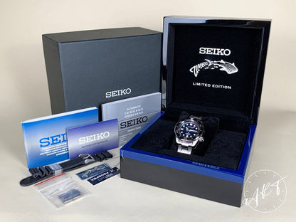 NEW Seiko Marinemaster 300M Zimbe 7 Blue Dial Thailand Ltd Watch SLA027J1 BP