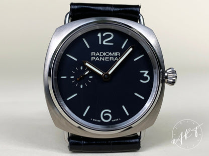 Panerai PAM 338 Radiomir Black Dial Titanium Manual Ltd Ed Watch PAM00338 w/ B&P