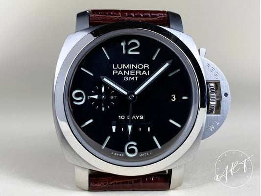 Panerai PAM 270 Luminor 1950 10 Days GMT Watch PAM00270 BP + Receipt