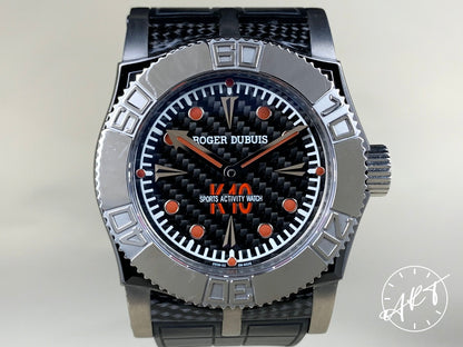 Roger Dubuis Easy Diver 46 Black Carbon Fiber Dial Titanium K10 Ltd Watch SE46 BP