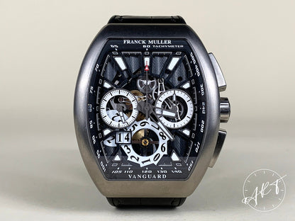 Franck Muller Vanguard Chrono Grande Date Gray Dial Titanium Auto Watch V45 BP