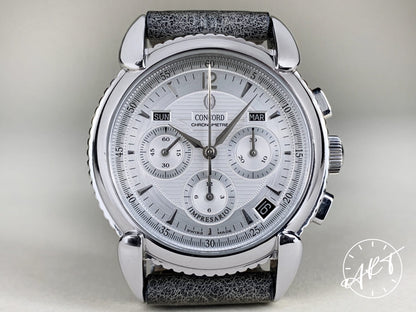Concord Impresario Silver Dial Stainless Steel Automatic Watch in FULL SET