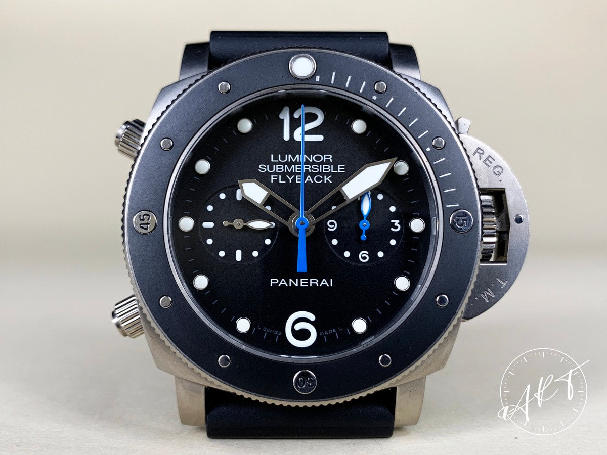 Panerai PAM 615 Luminor Submersible 1950 3 Days Flyback Chrono Watch PAM00615 BP