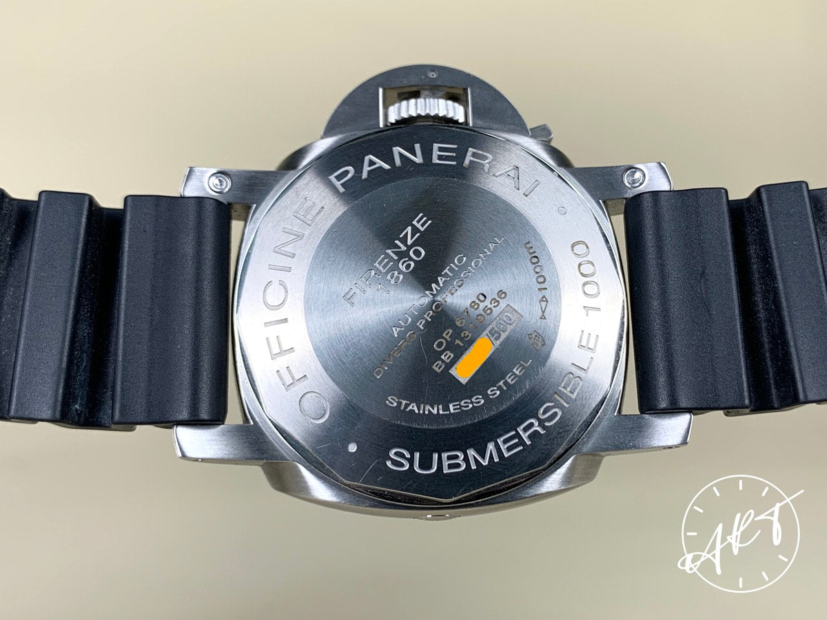 Panerai PAM 243 Luminor Submersible 1950 Black Dial SS Diver Watch PAM00243 BP